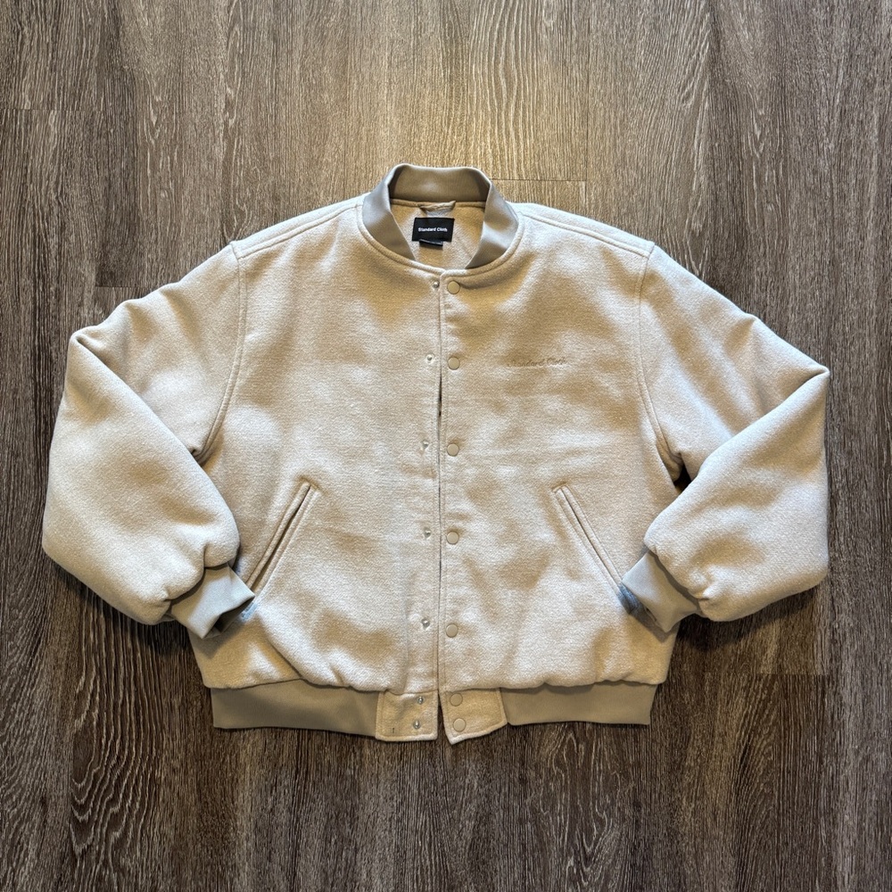 Standard Cloth Faux Wool Varsity Jacket